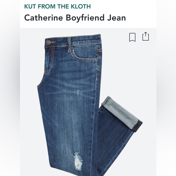 Kut from the Kloth Catherine Boyfriend Jeans - Picture 1 of 6